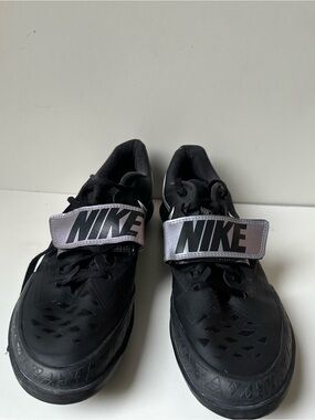 Nike Zoom SD 4 Track & Field Throwing Shoes Black Silver Men's Size 9